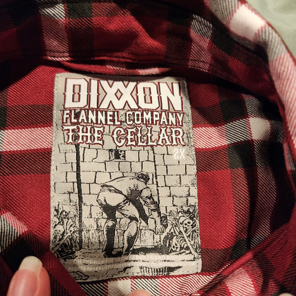 Dixxon Red and Black Flannel Shirt